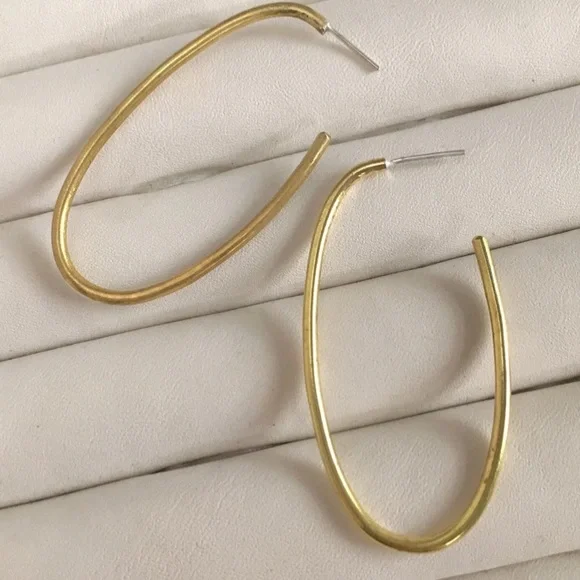 NWT Anthropologie Hoop Earrings - Picture 1 of 1